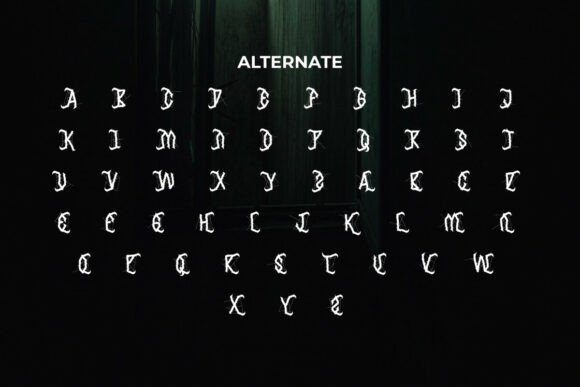 Psychodrama Font PNG with transparent background - Preview 4