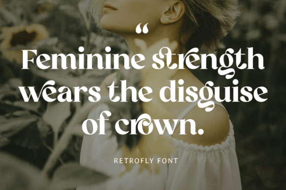Retrofly Font font preview - 5