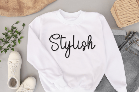 Shiny Farmhouse Font PNG with transparent background - Preview 1