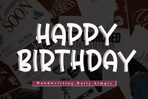 Break Dance Font - Preview 3