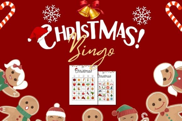 Christmas BINGO Game for Kids