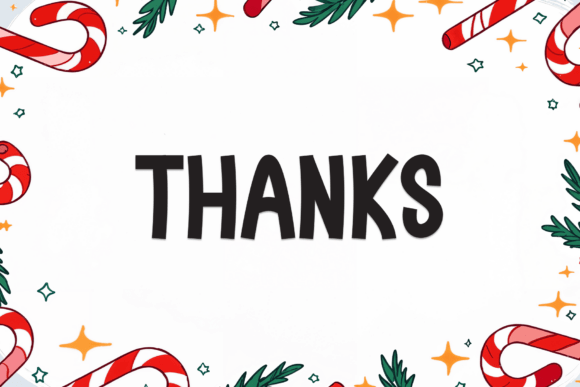 Christmas Frameline Font PNG with transparent background - Preview 6