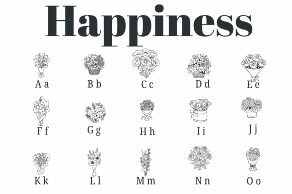 Happiness Font - Preview 1