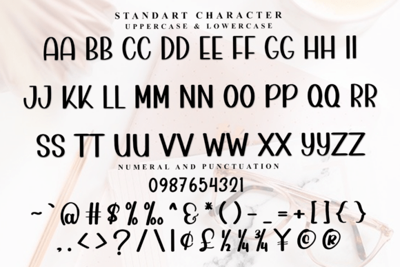 Honey Magic Font PNG with transparent background - Preview 5