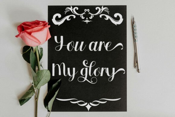 Lunarelle Font PNG with transparent background - Preview 6