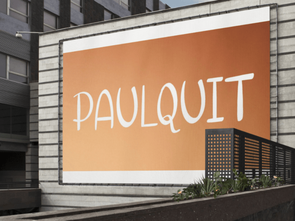 Paulquit Font PNG with transparent background - Preview 1