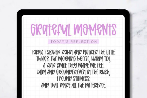 Preppy Writing Font PNG with transparent background - Preview 3