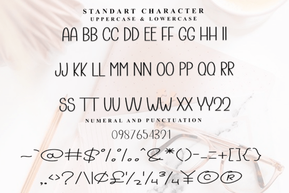 Smile October Font PNG with transparent background - Preview 3
