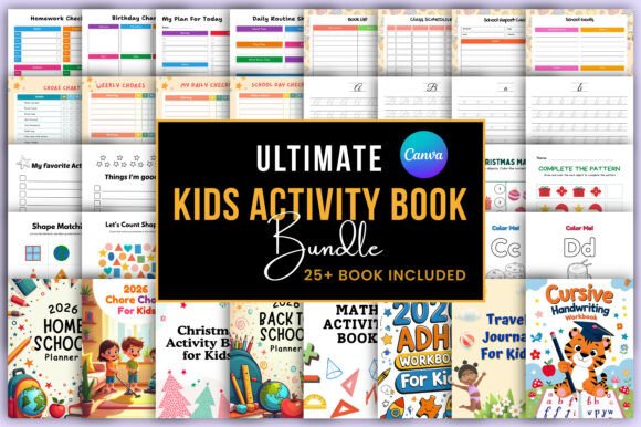 Ultimate Kids Activity Book KDP Interior