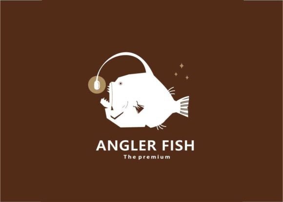 Angler Fish Natural Logo Graphic Logos By ARTONIUMW