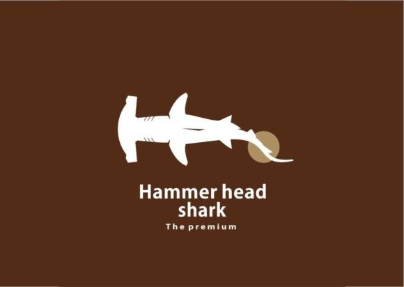 Hammer Head Shark Natural Logo Graphic Logos By ARTONIUMW