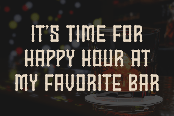 Barfun Font - Preview 2