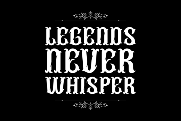 Black Ashes Font - Preview 1