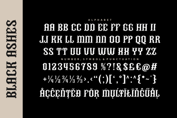 Black Ashes Font - Preview 4