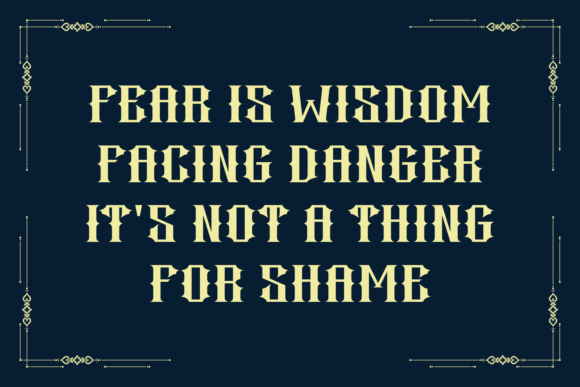 Broken Castle Font - Preview 1