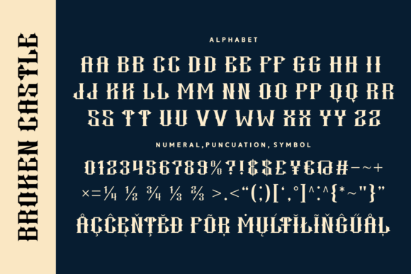 Broken Castle Font - Preview 4
