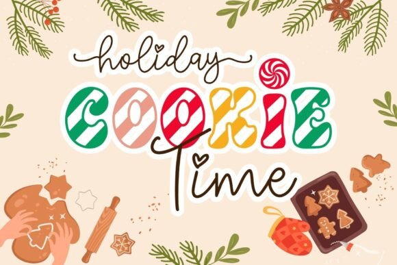 Candy Christmas Duo Font - Preview 1