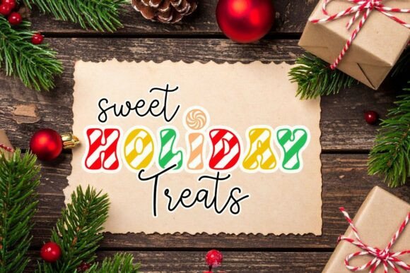 Candy Christmas Duo Font - Preview 2