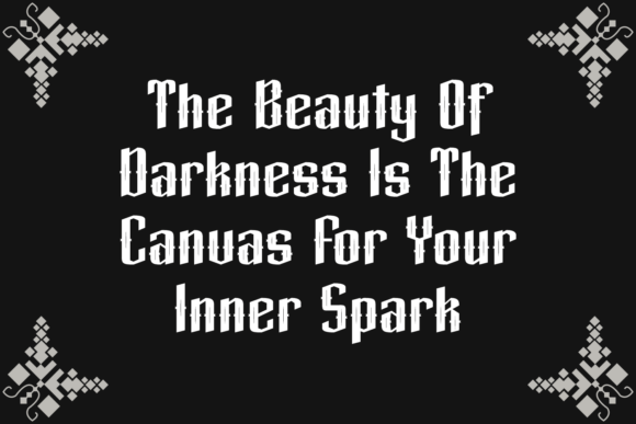 Darkness Monster Font - Preview 1