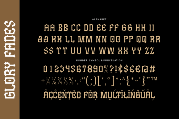 Glory Fades Font - Preview 3