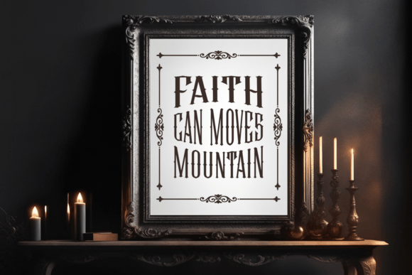 Gothic Woman Font - Preview 1