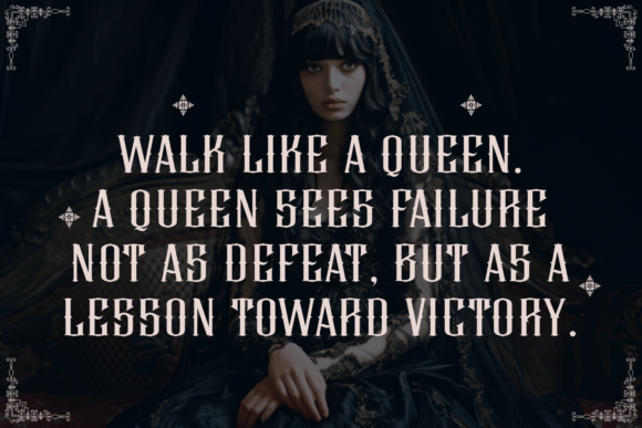 Gothic Woman Font - Preview 2