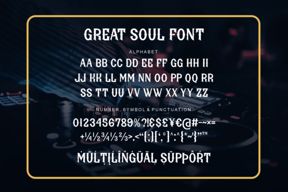 Great Soul Font - Preview 4