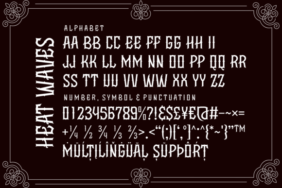 Heat Waves Font - Preview 3