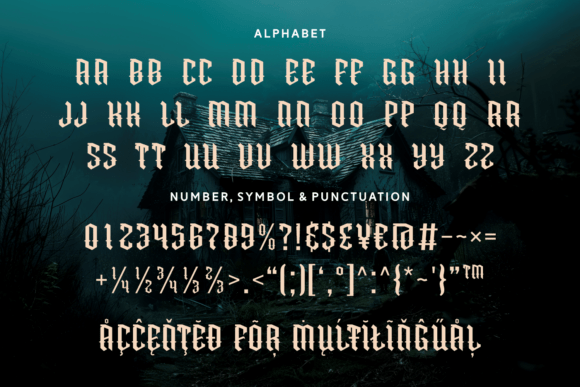 House Blend Font PNG with transparent background - Preview 3
