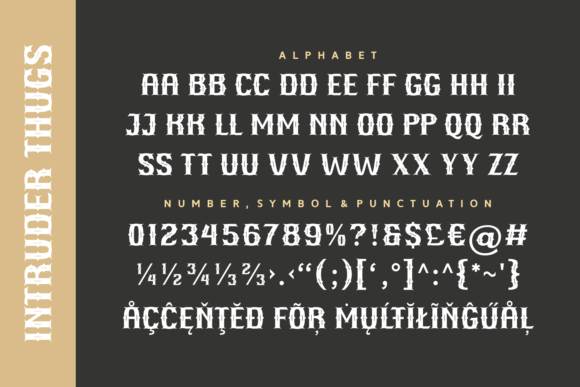 Intruder Thugs Font - Preview 3