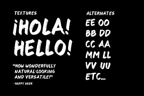 Marcador Font PNG with transparent background - Preview 2