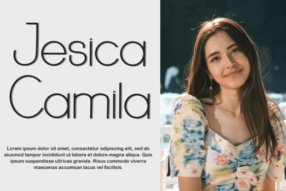 Simple Authentic Font PNG with transparent background - Preview 2