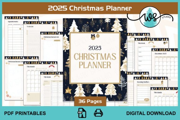 2025 Printable Christmas Planner