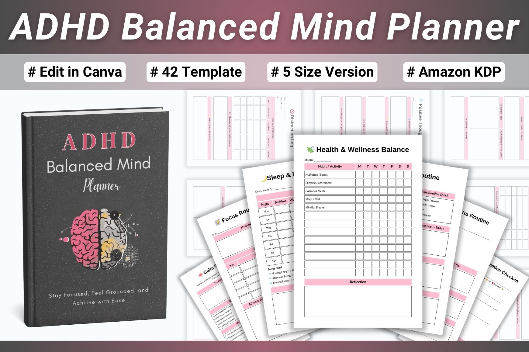 🧠 ADHD Balanced Mind Planner