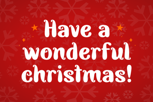 Above Christmas Font - Preview 3