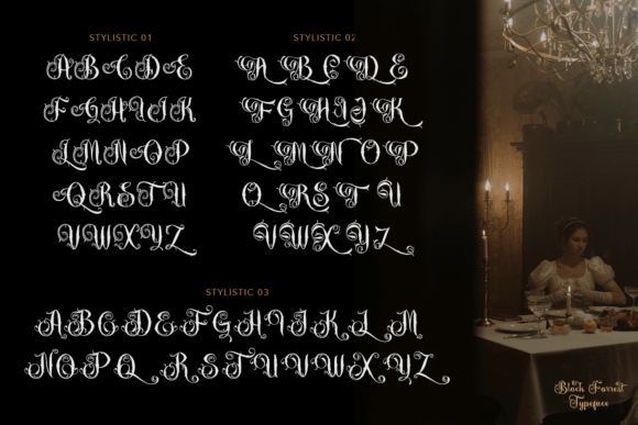 Black Forrest Font - Preview 4