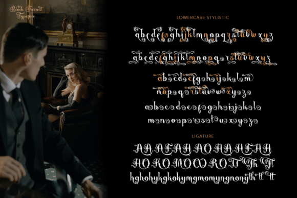 Black Forrest Font - Preview 6