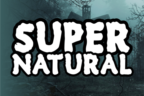 Black Spirit Font font preview - 3