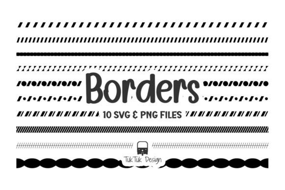 Border Frame Divider Line Art SVG & PNG