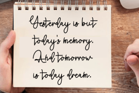 Creative Writing Font - Preview 2