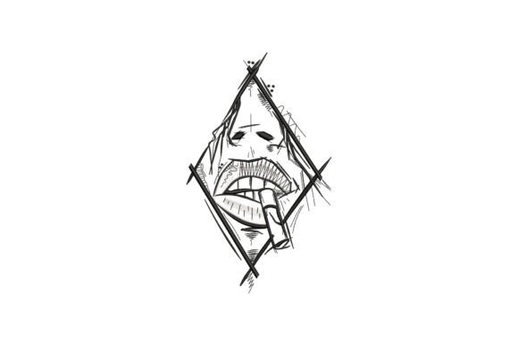 Face with a Cigarette