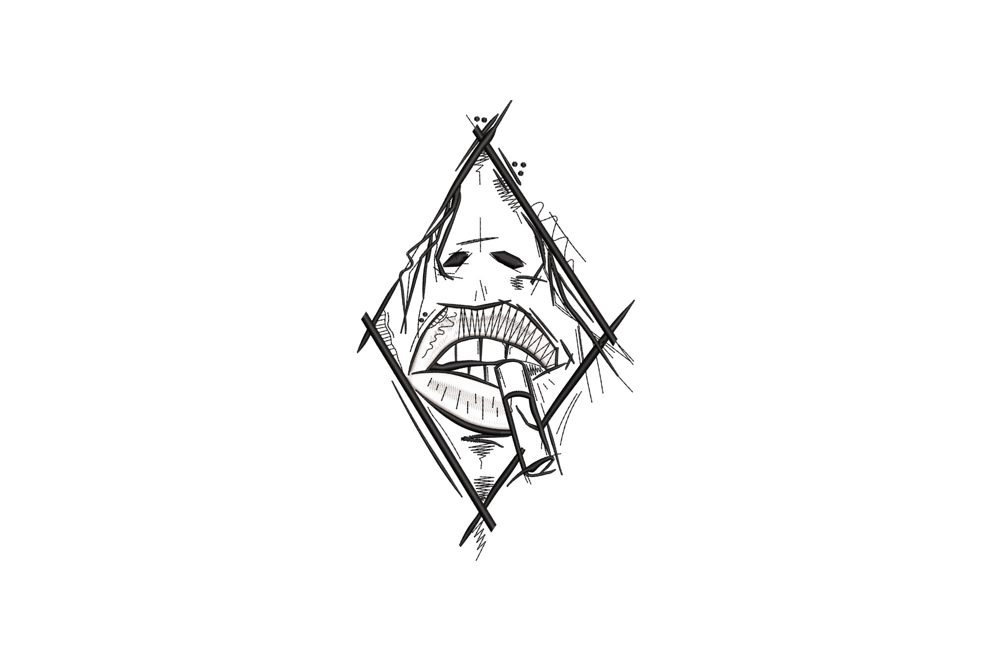 Face with a Cigarette