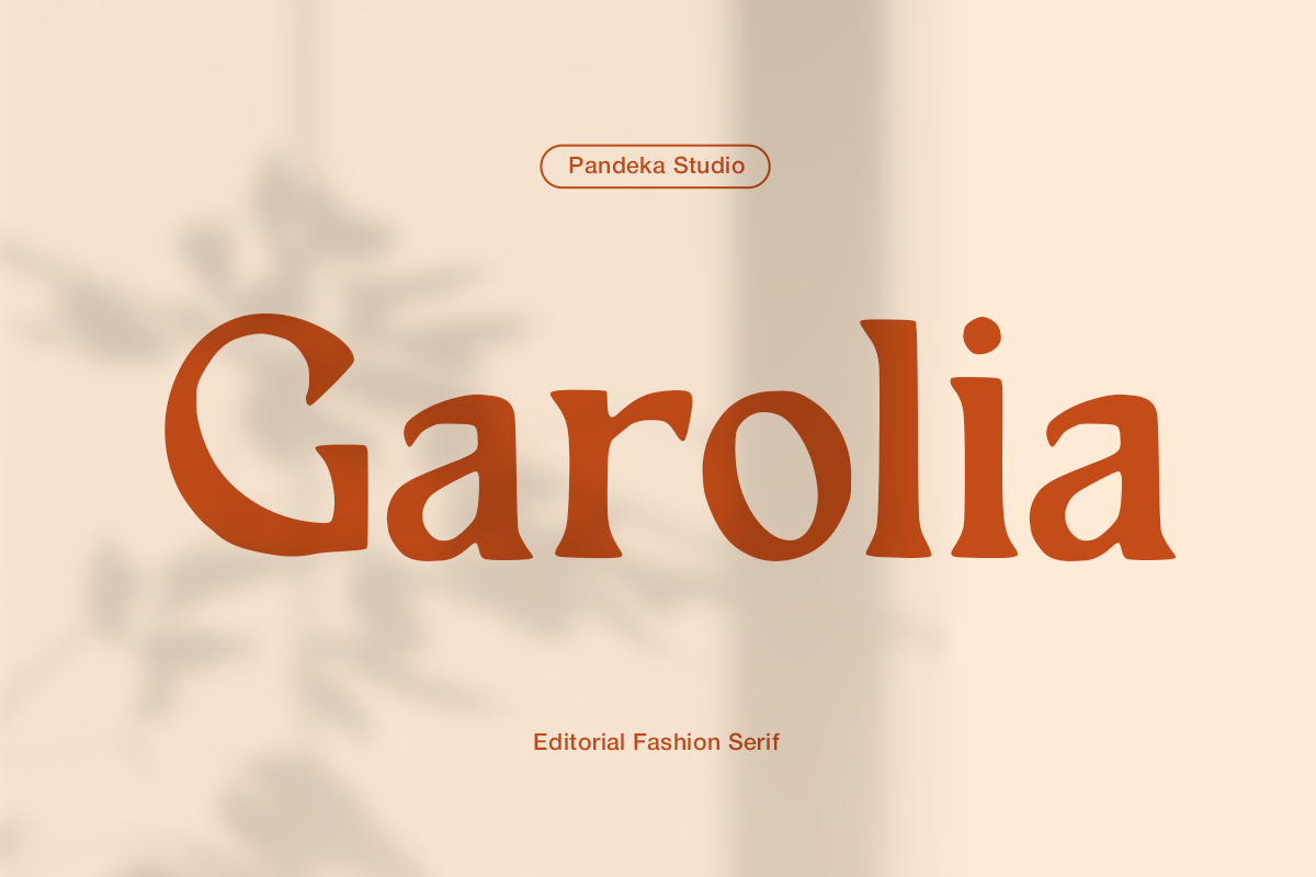 Garolia — warm editorial luxury serif