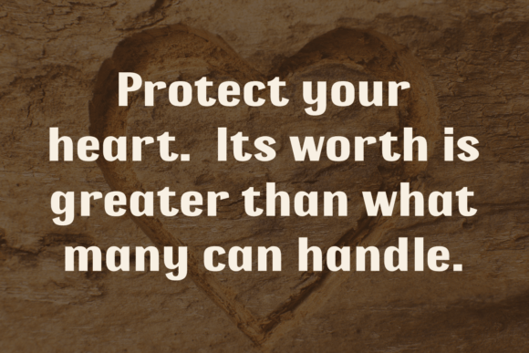 Heart Guard Font PNG with transparent background - Preview 1