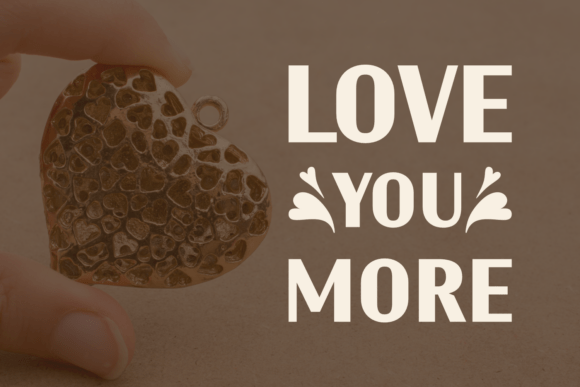 Heart Guard Font PNG with transparent background - Preview 3
