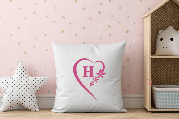 Heart Flower Monogram Font - Preview 2