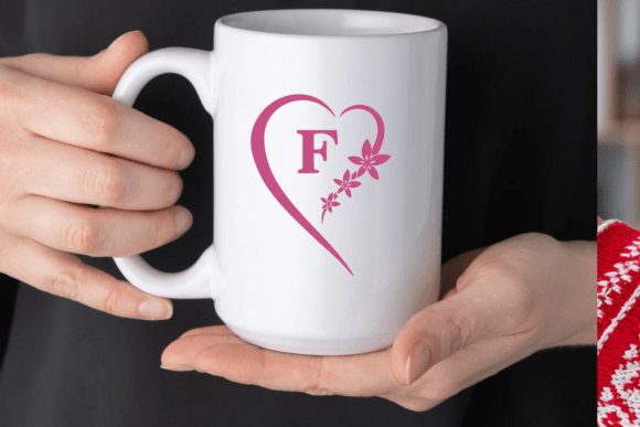 Heart Flower Monogram Font - Preview 3
