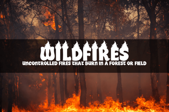 Hellfire Blaze Font PNG with transparent background - Preview 2