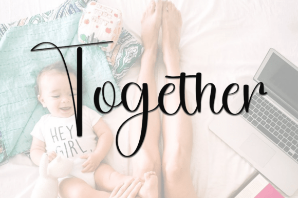 Hey Thick Font PNG with transparent background - Preview 2
