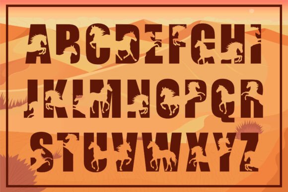 Horse Font - Preview 1